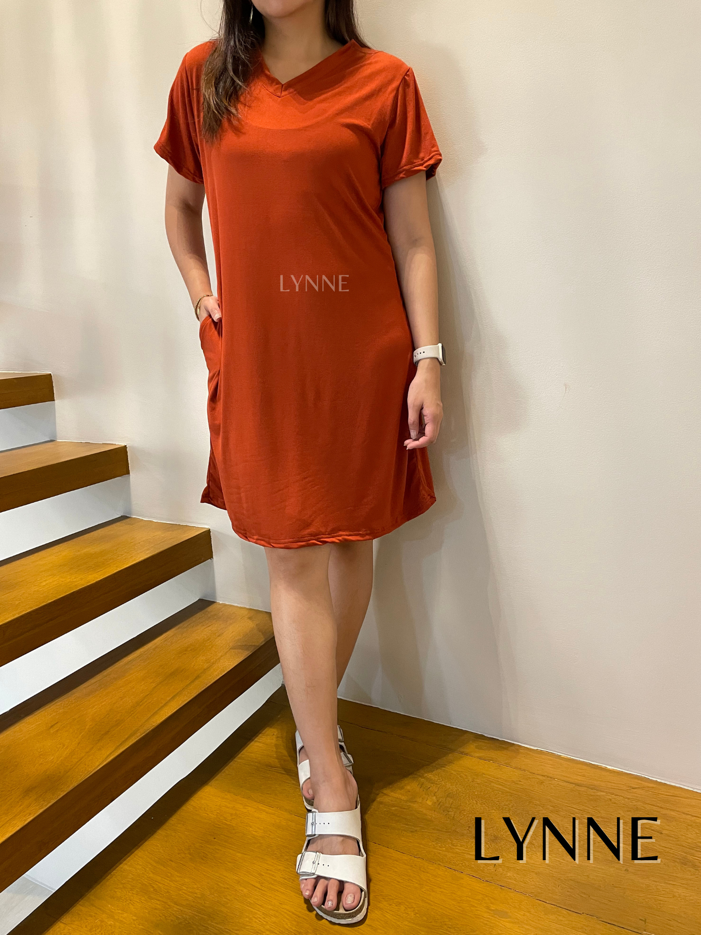 Leticia Dress (Rust)