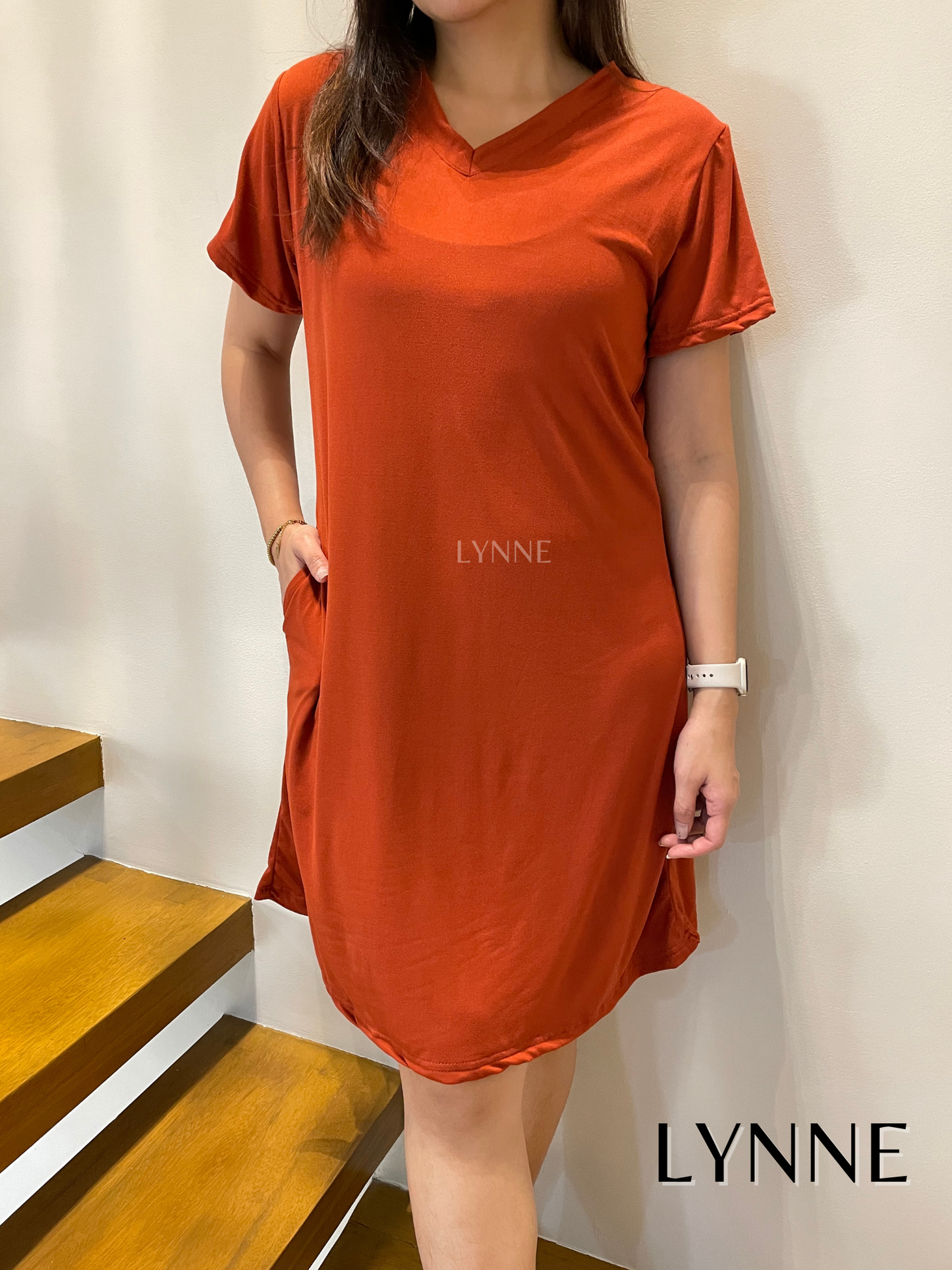 Leticia Dress (Rust)