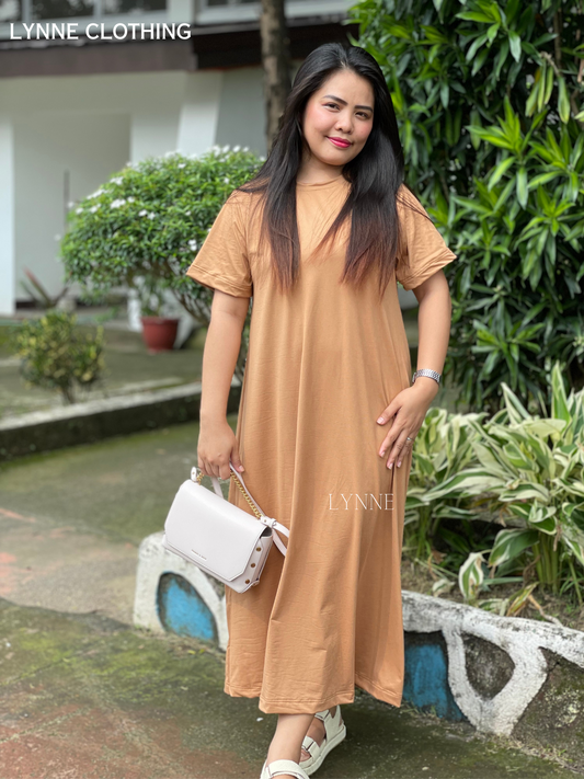 Maxi Shirt Dress (Mocha)