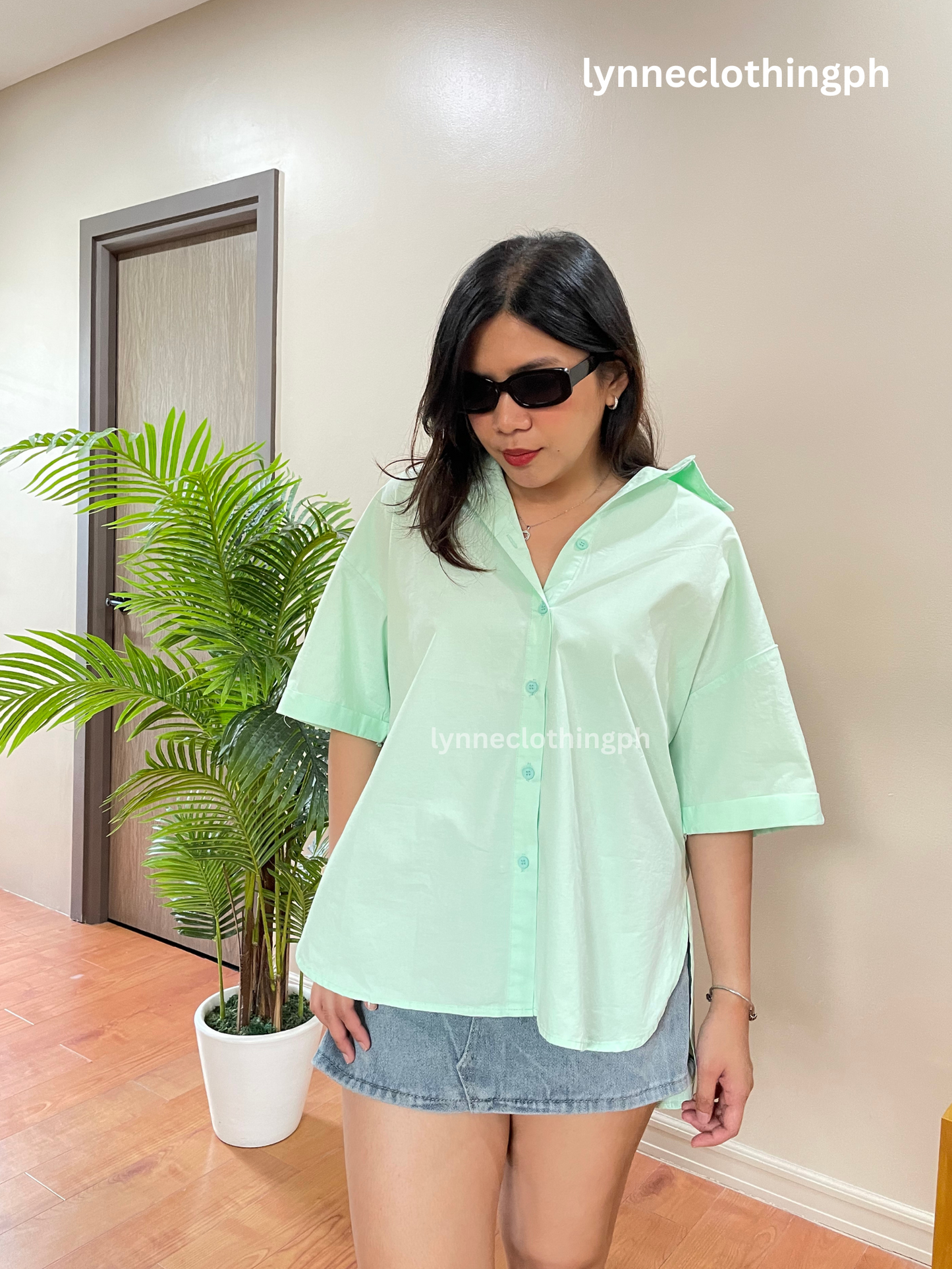 York Top (Pastel Green)